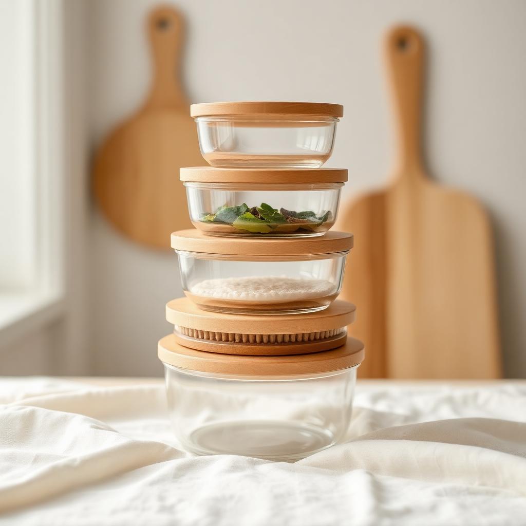 Boîtes en verre Repas Secours
